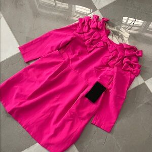 NWT Tuckernuck Bright Pink Bow Mini Dress